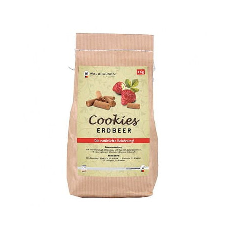Przysmak dla koni WALDHAUSEN Cookies strawberry1kg
