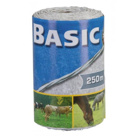 Plecionka ogrodzeniowa CORRAL Basic 250m white