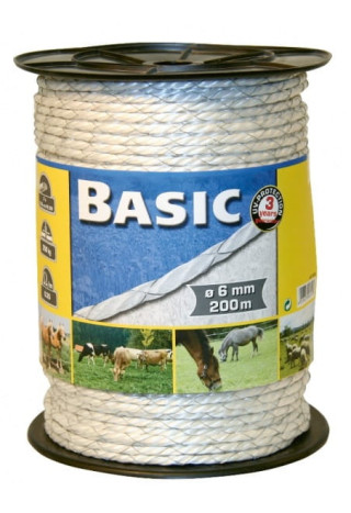 Linka ogrodzeniowa CORRAL Basic 038 200m/6mm white