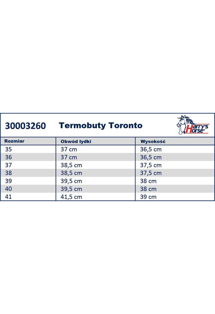 Termobuty HH Toronto | Sklep jeździecki Horse-Trade.pl