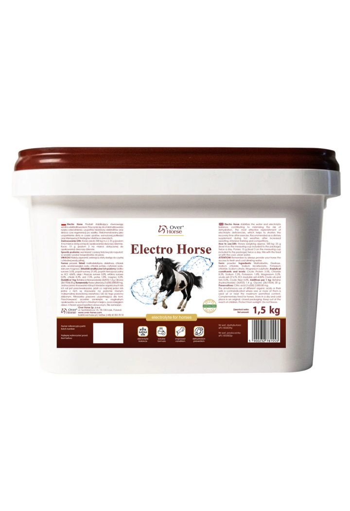 Elektrolity OH ElectroHorse proszek 1,5kg | Sklep jeździecki Horse Trade.pl