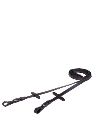 Wodze gumowane BR Linen ze stoperami 19mm