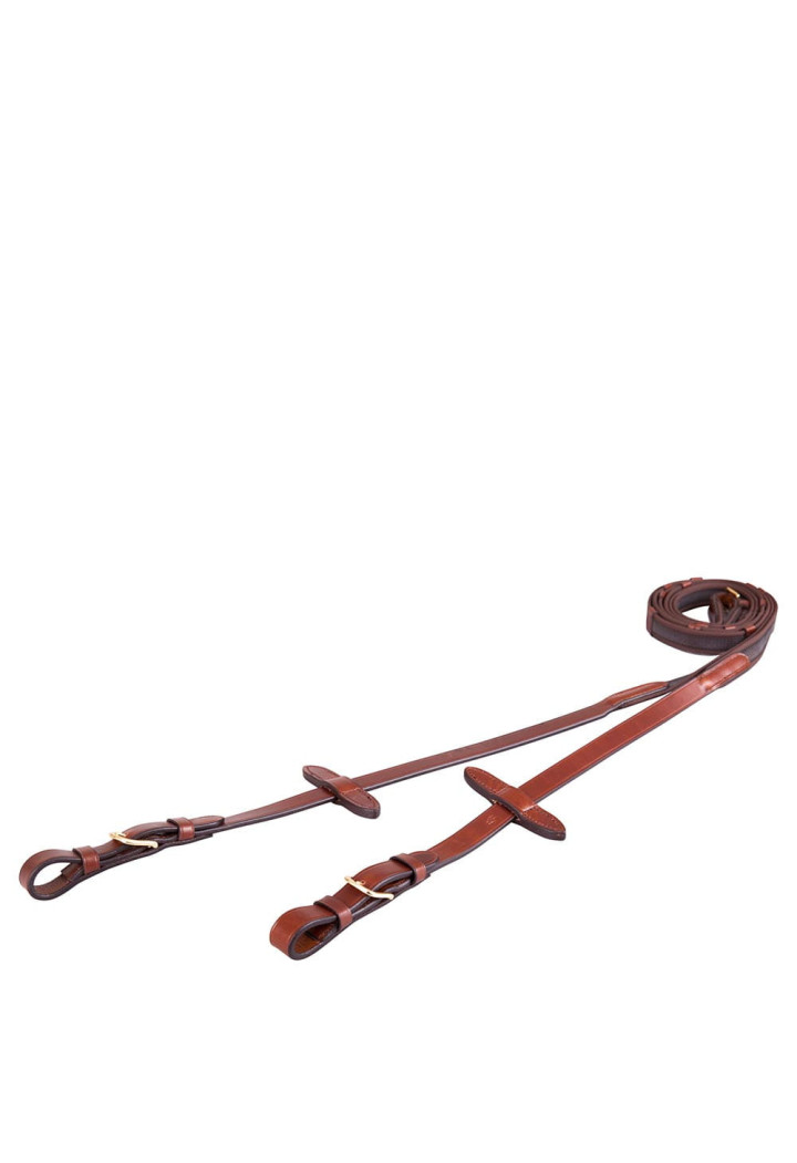 Wodze gumowane BR Linen ze stoperami 19mm