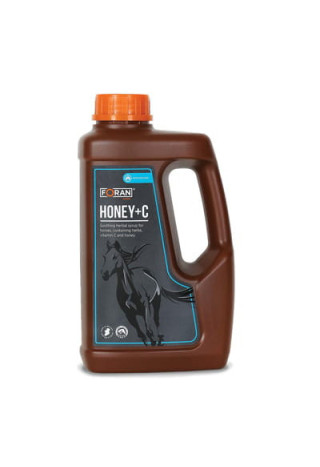Preparat na drogi oddechowe FORAN Honey C 1l | Sklep jeździecki Horse Trade.pl