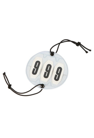 Numerki startowe KERBL 3digit okrągłe na gumce