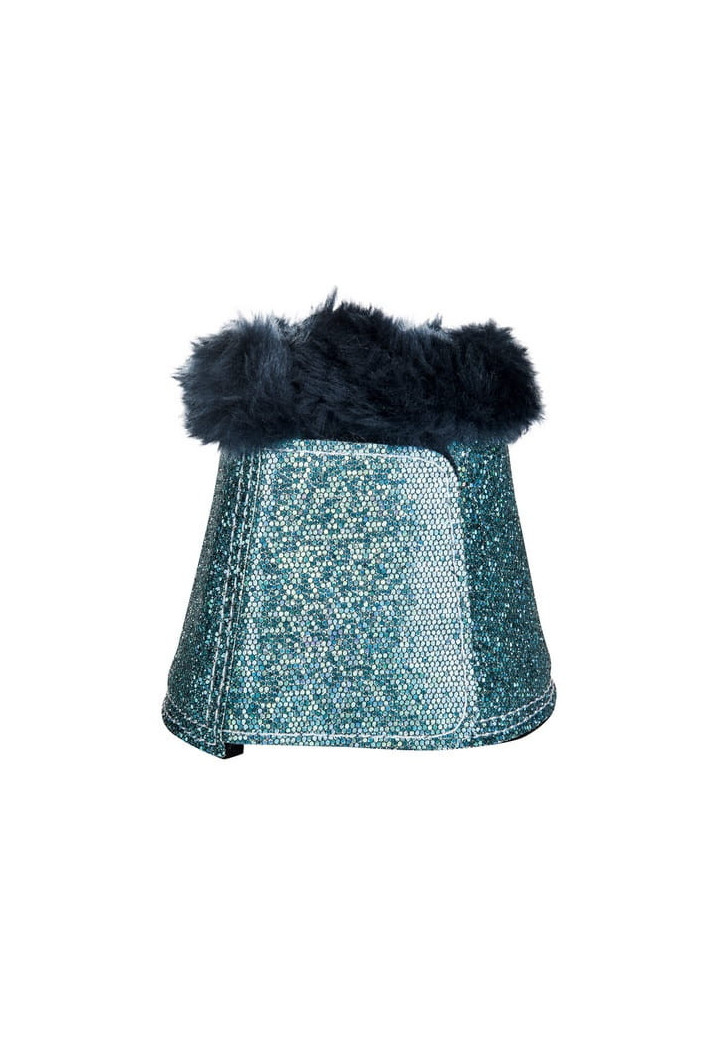 Kaloszki HKM Glitter z futerkiem