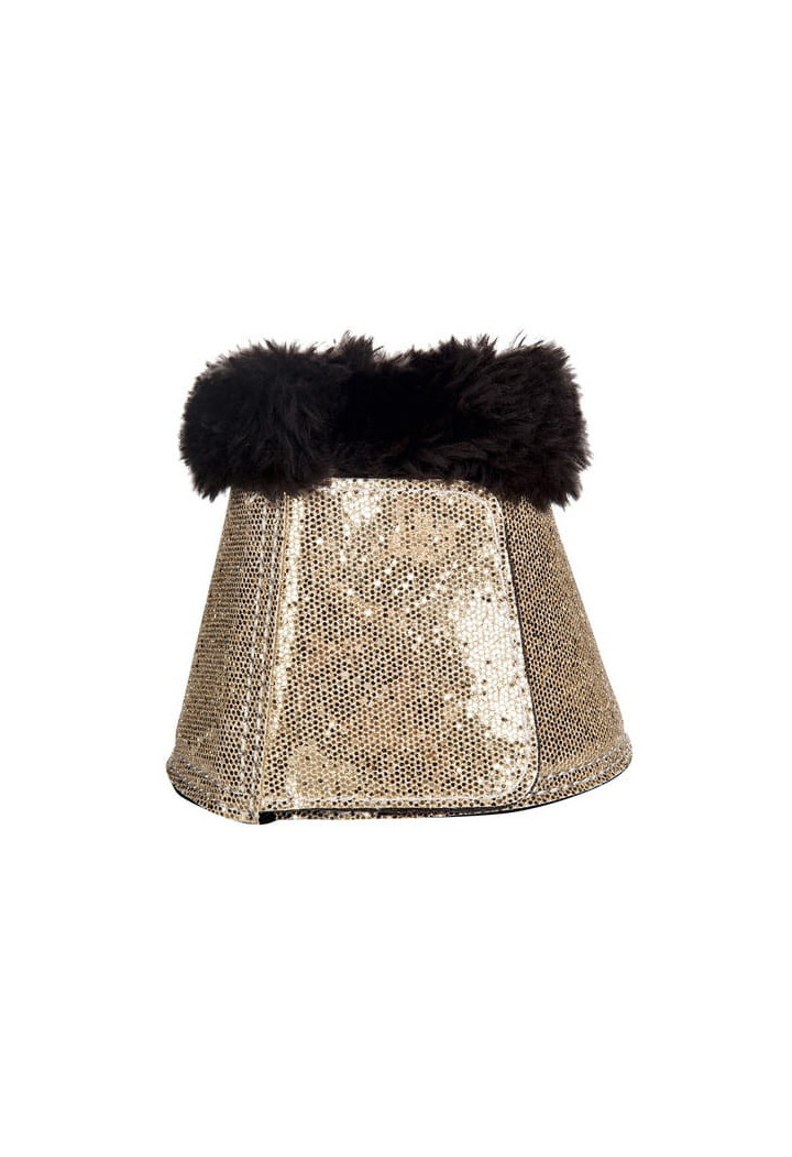 Kaloszki HKM Glitter z futerkiem