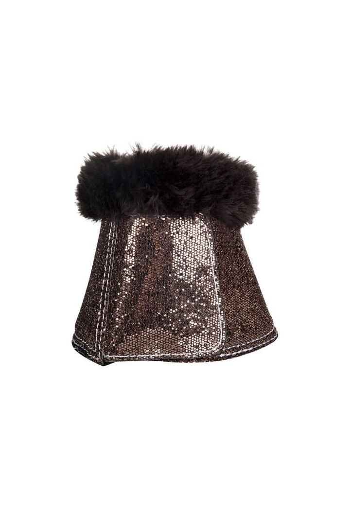 Kaloszki HKM Glitter z futerkiem