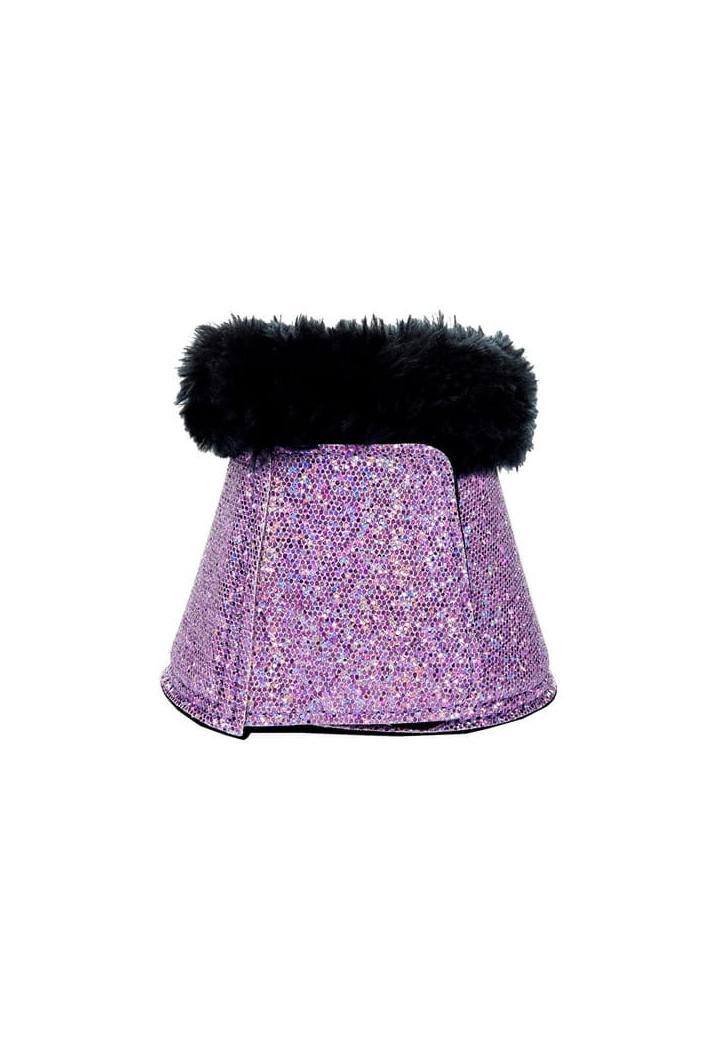 Kaloszki HKM Glitter z futerkiem