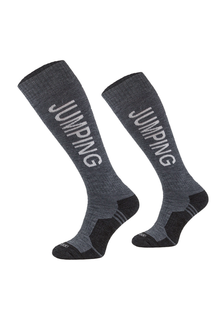 Skarpetki MONDO-CALZA Jumping wełniane zimowe