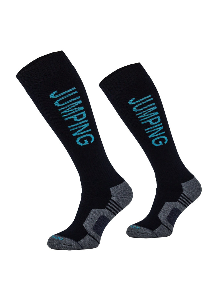 Skarpetki MONDO-CALZA Jumping wełniane zimowe