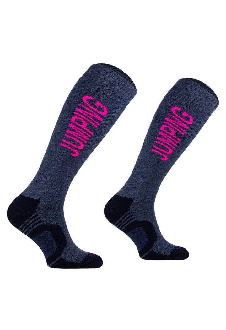 Skarpetki MONDO-CALZA Jumping wełniane zimowe