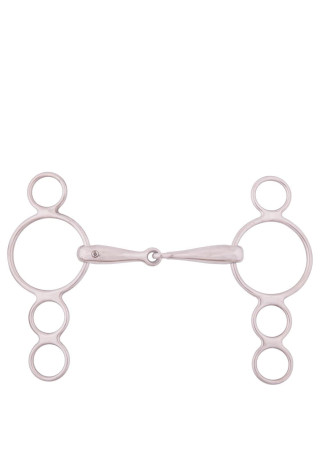 Wędzidło pessoa BR SingleJointed 3k 18mm łamane