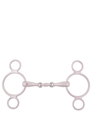 Wędzidło pessoa BR DoubleJointed 2k 18mm 2*łamane