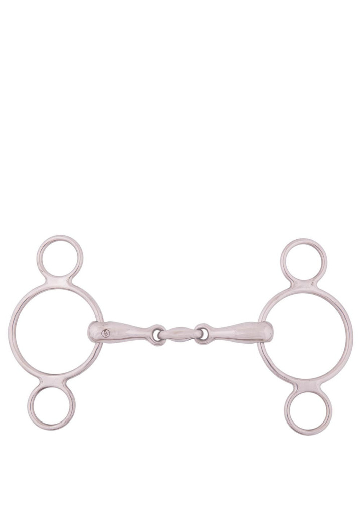 Wędzidło pessoa BR DoubleJointed 2k 18mm 2*łamane