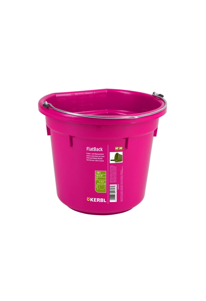 Wiadro KERBL FlatBack plastikowe 20l