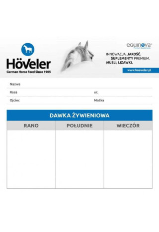 Tabliczka na boks HOVELER 30X30cm