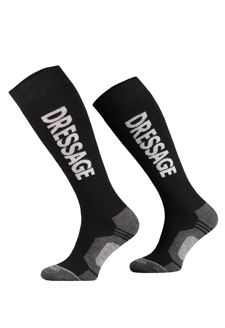 Skarpetki MONDO-CALZA Dressage wełniane zimowe