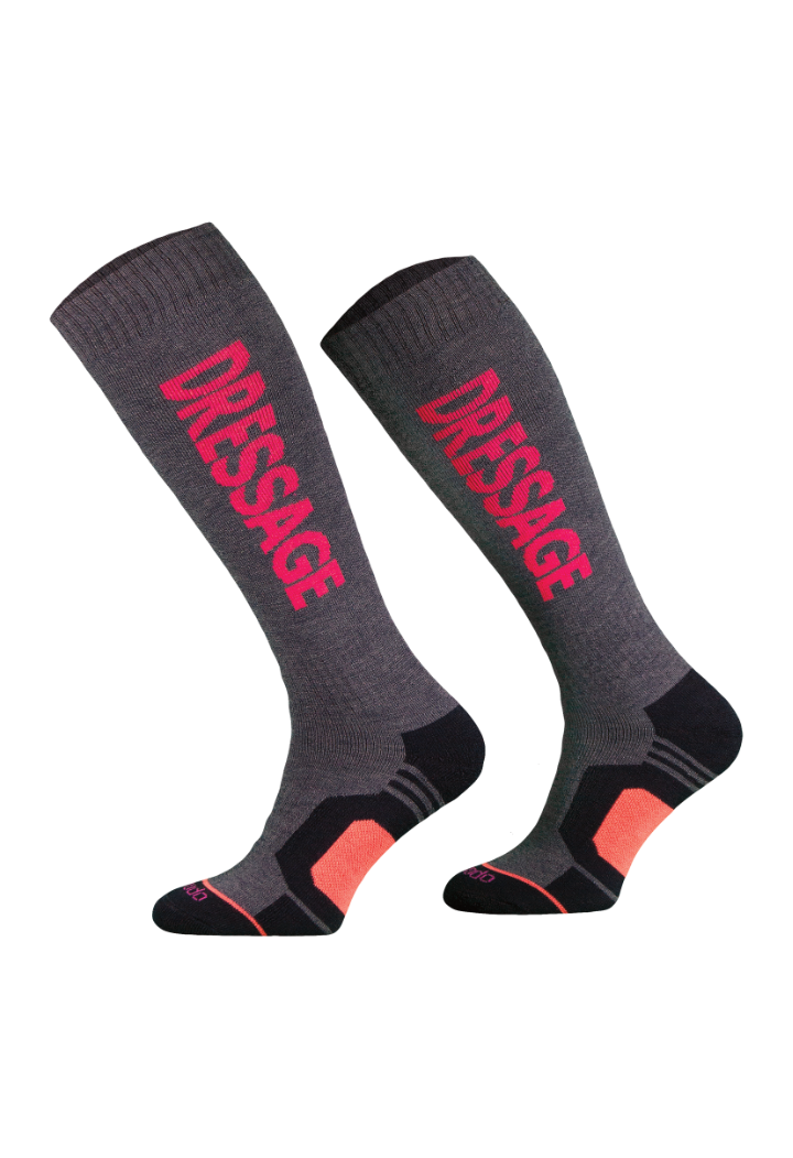 Skarpetki MONDO-CALZA Dressage wełniane zimowe