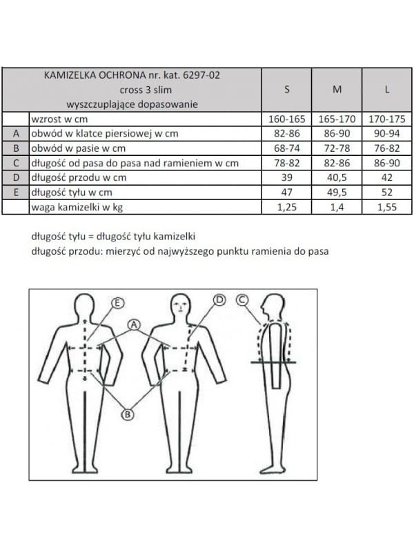 Kamizelka ochronna KOMPERDELL Cross Slim 3