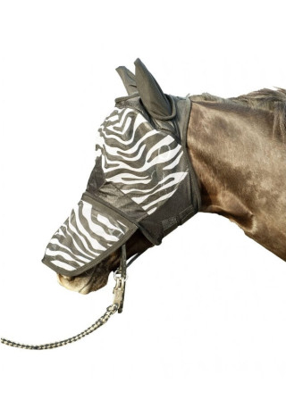 Moskitiera z/uszami+nos HKM Zebra
