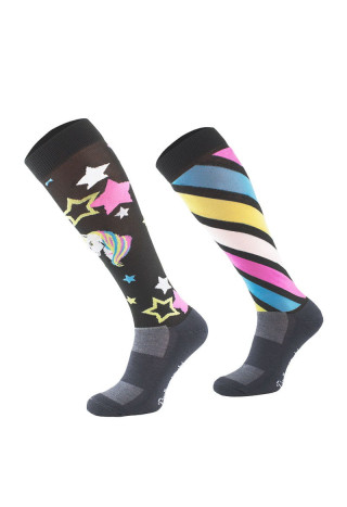 Skarpetki MONDO-CALZA Rainbow podkoniówki