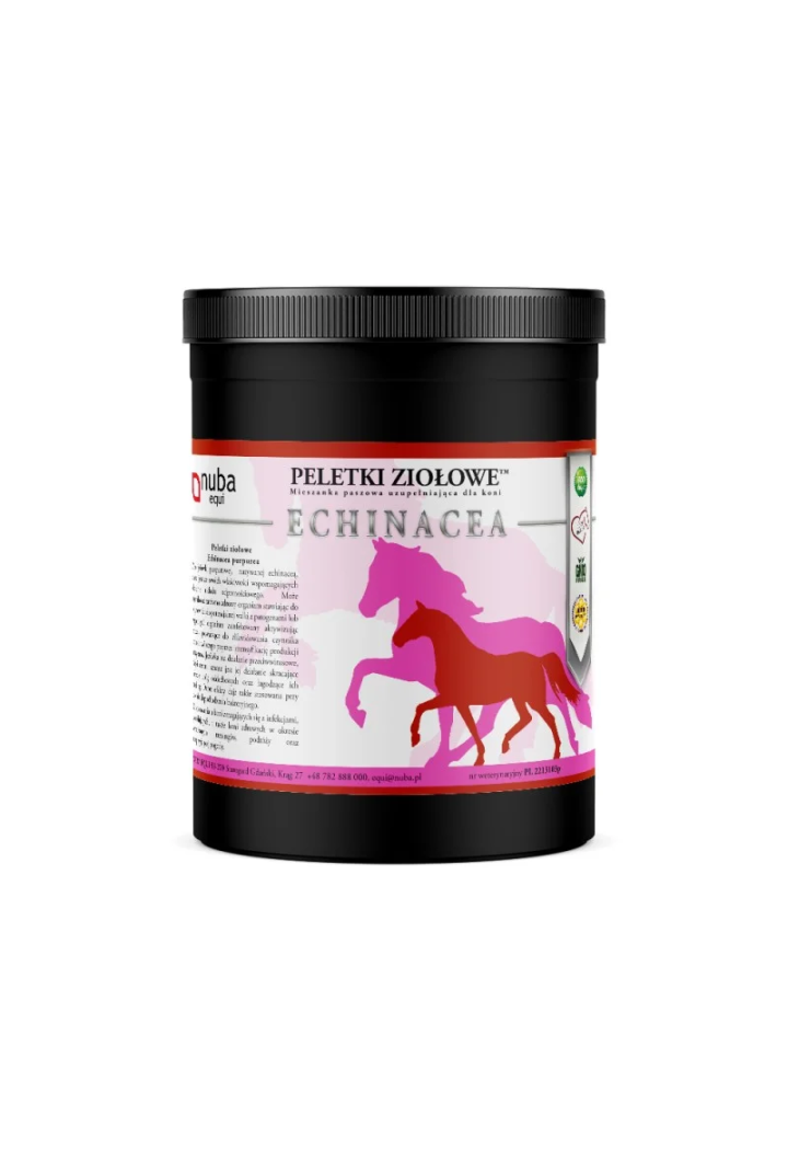 Peletki ziołowe NUBA EQUI Echinacea 1300g