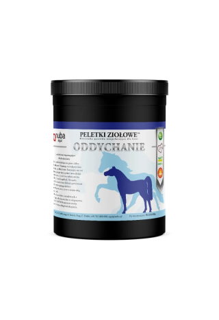Peletki ziołowe NUBA EQUI Oddychanie 1300g