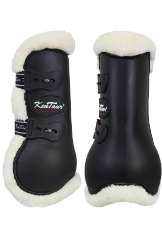 Ochraniacze KENTAUR MegaJump z futerkiem przód