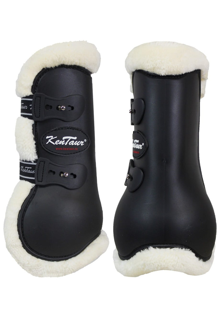 Ochraniacze KENTAUR MegaJump z futerkiem przód