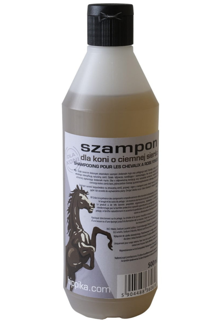 Szampon HIPPIKA dla koni z ciemną sierścią 500ml