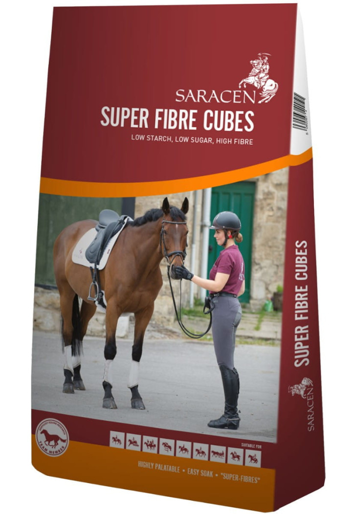 Pasza SARACEN Super Fibre Cubes granulat 20kg