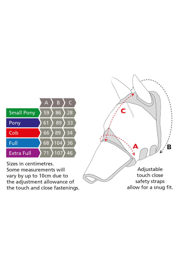 Moskitiera z/uszami+nos SHIRES Air Motion