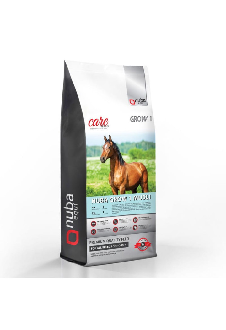 Pasza NUBA EQUI Grow1 2G musli 20kg