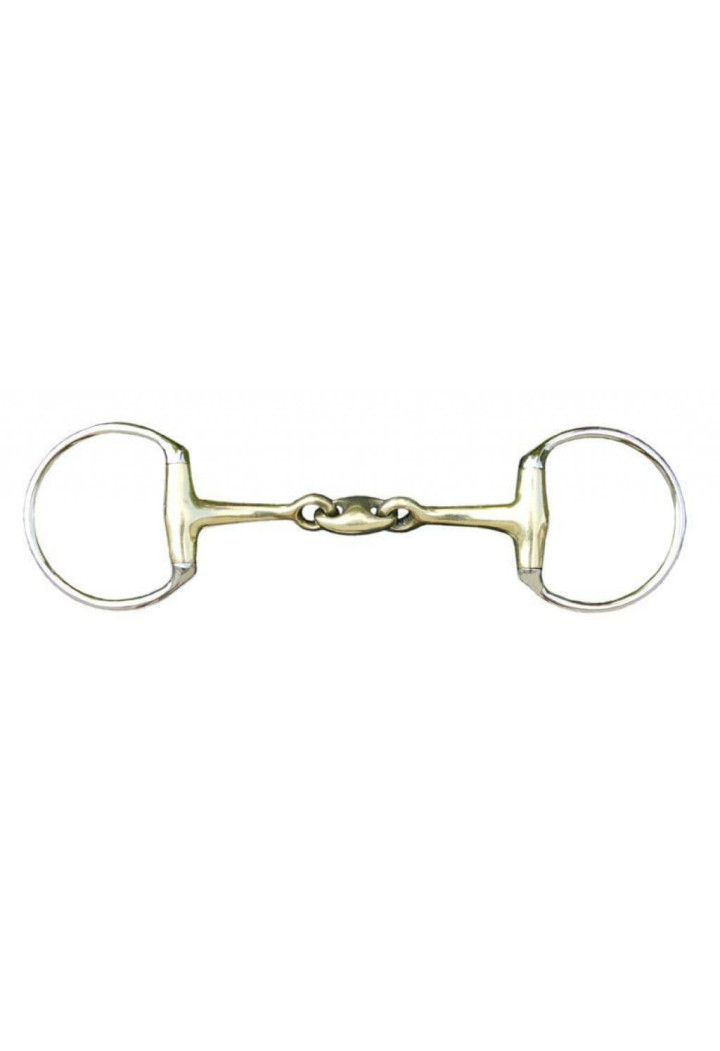 Wędzidło oliwka HKM argentan 16mm pełne