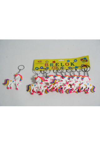 Brelok MIDEX Jednorożec 8cm gumowy