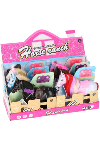 Konik MEGA CREATIVE Mane&Tail z akcesoriami mix