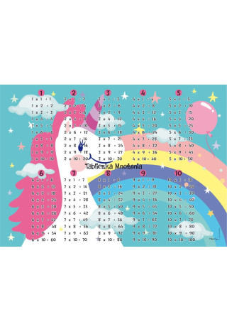 Podkładka na biurko HENRY Unicorn suchościeralna