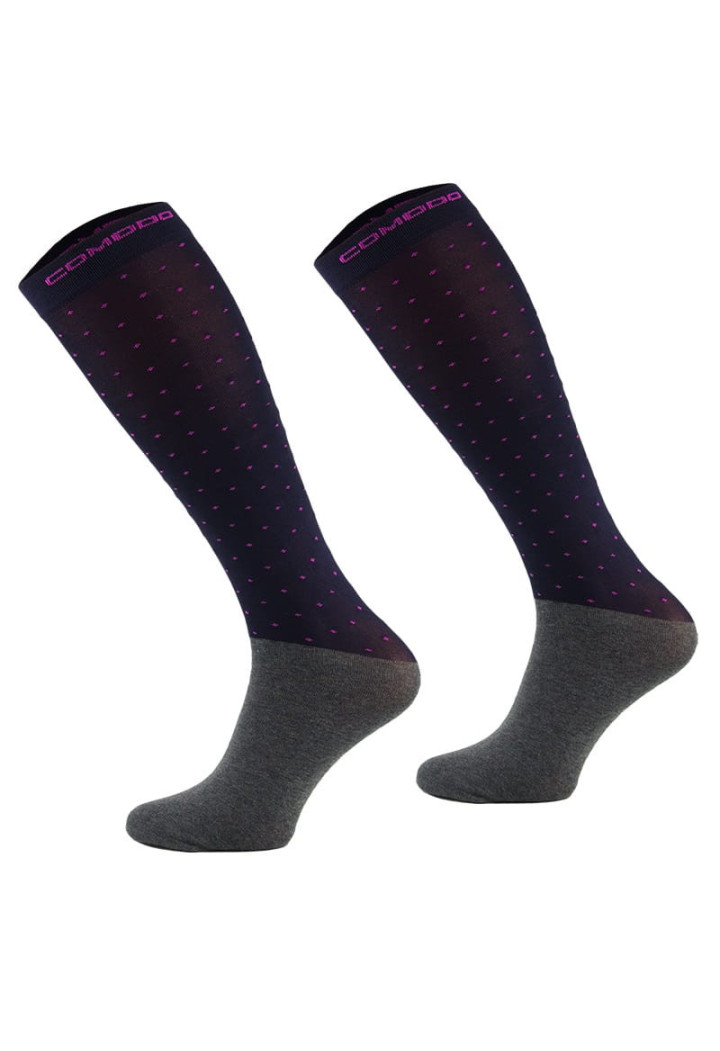 Skarpetki MONDO-CALZA Dots microfibre