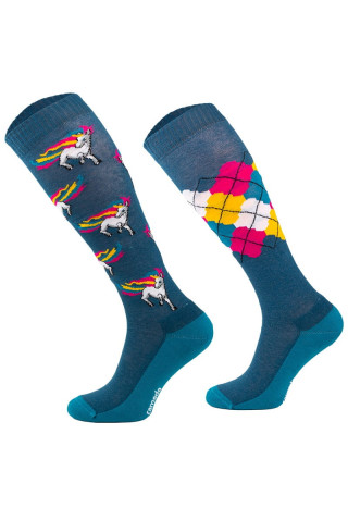 Skarpetki MONDO-CALZA Colorful Unicorns