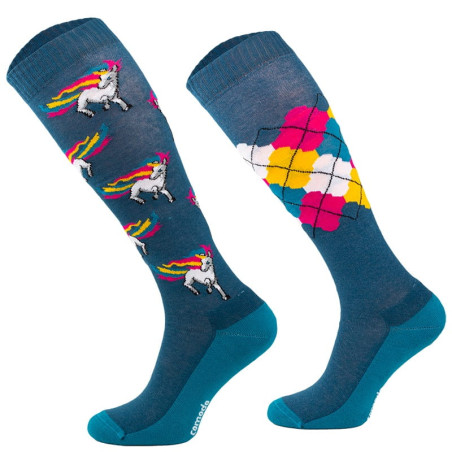Skarpetki MONDO-CALZA Colorful Unicorns