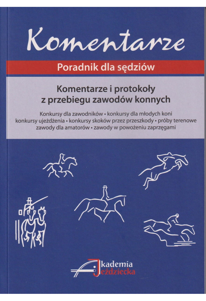 Książka "Komentarze (...) z przebiegu zawodów"