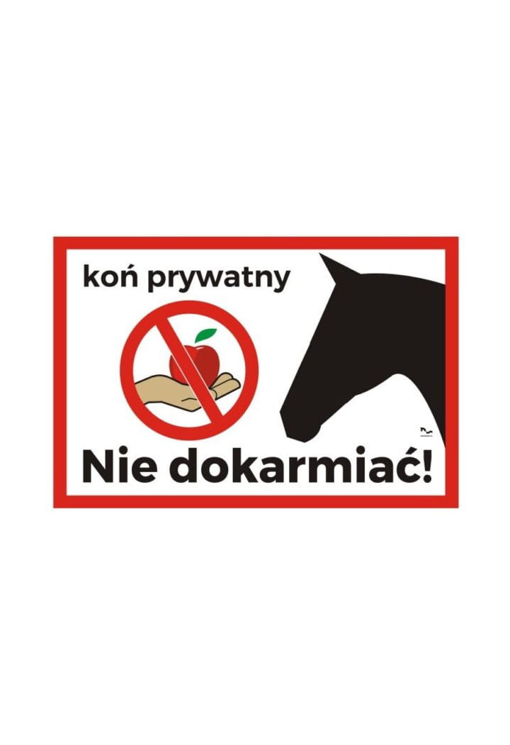 Tabliczka DO STAJNI wzór20 Koń prywatny