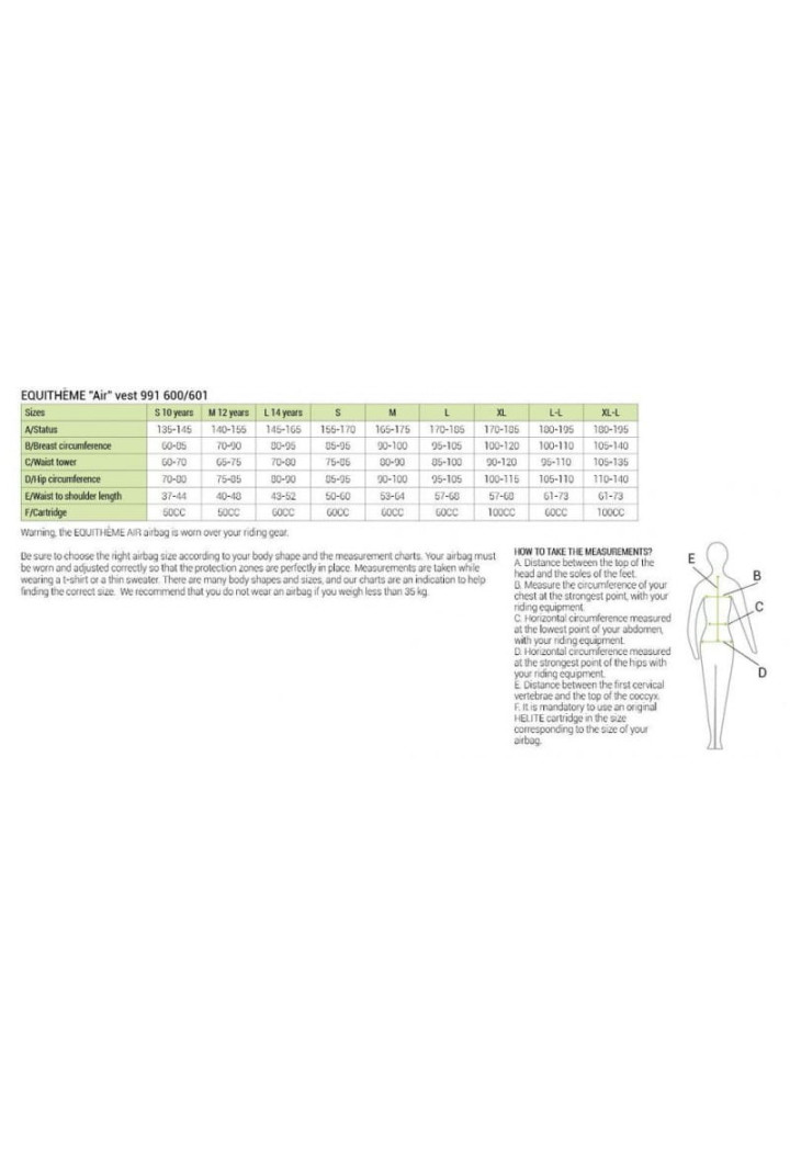 Kamizelka ochronna EQUI-THEME Air Vest