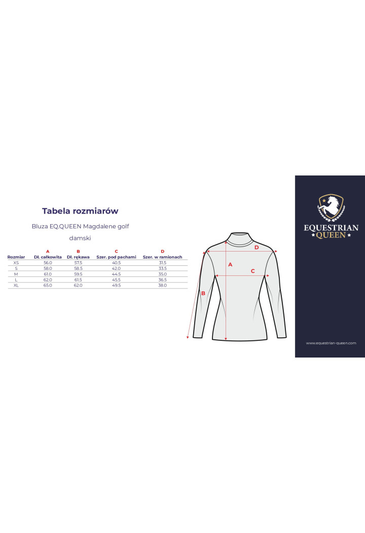 Bluza eq.queen magdalene damska | Sklep jeździecki Horse Trade.pl