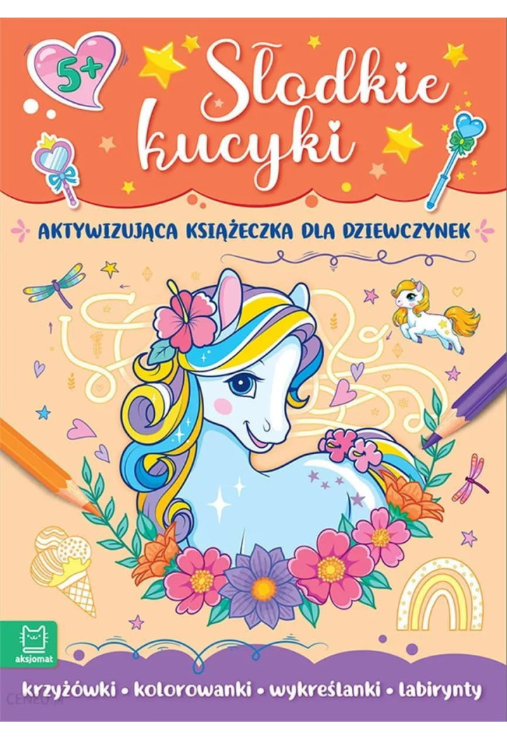 Książeczka edukacyjna AKSJOMAT Słodkie Kucyki