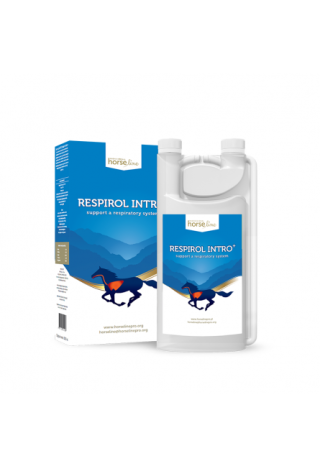 Syrop na kaszel HORSE LINE Respirol Intro+ 1000ml | Sklep jeździecki Horse Trade.pl