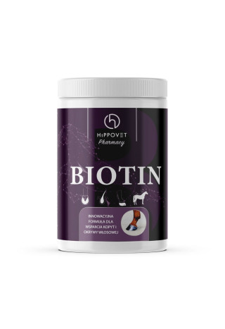 Biotyna HIPPOVET  PharmacyBiotin 1kg granulat