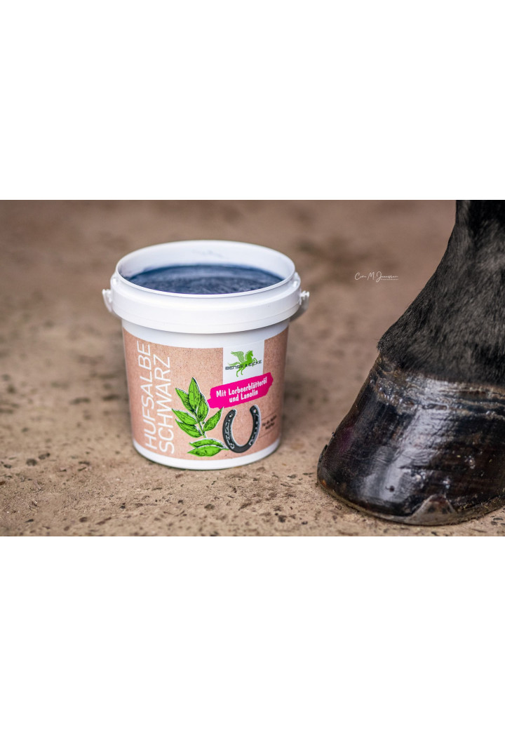 Smar do kopyt B&E HufsalbeSchwarz czarny 500ml