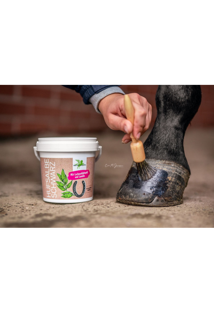 Smar do kopyt B&E HufsalbeSchwarz czarny 500ml